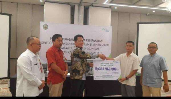 Pemkab Mahakam Ulu Gandeng BPJamsostek untuk Tingkatkan Perlindungan Sosial Tenaga Kerja