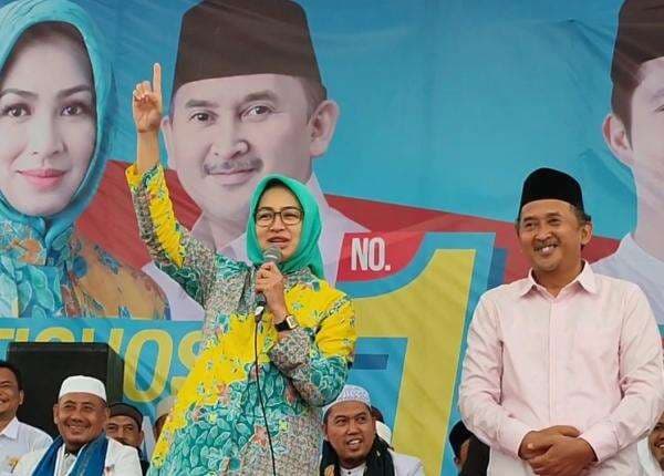 Calon Gubernur Banten Airin Janji Prioritaskan Jalan Rusak di Lebak-Pandeglang Jika Terpilih