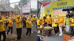 DPD Golkar Kota Tasikmalaya Gelar Senam Massal Peringati HUT ke-60, Dukung Pecahkan Rekor MURI