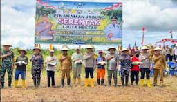 Polda Papua Barat Daya Gelar Penanaman Jagung Serentak, Dorong Swasembada Pangan 2025