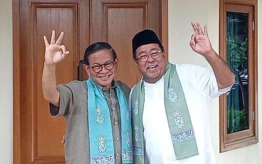 Pramono Anung - Rano Karno Deklarasi Kemenangan Pilkada Jakarta 1 Putaran