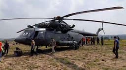 Helikopter TNI AD Mendarat Darurat di Area Persawahan Blora, Ini Penjelasan Kapendam Diponegoro