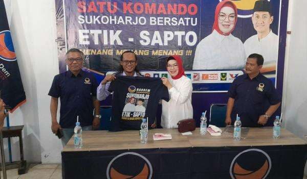 Konsolidasi Pemenangan Etik-Sapto, NasDem Sukoharjo Optimis Rukun