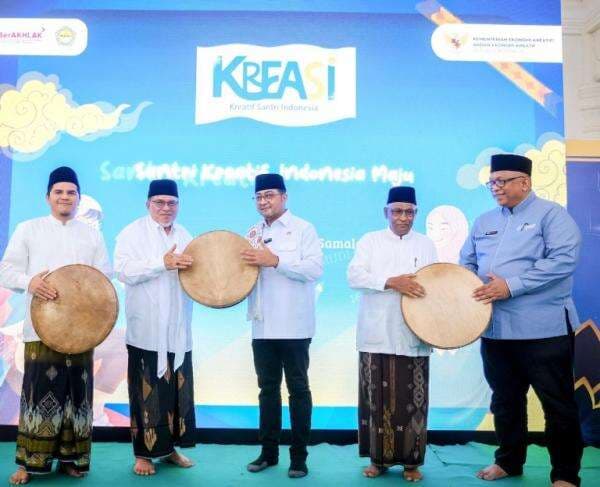 Luncurkan Kreatif, Menteri Ekraf Ajak Santri Kampanyekan Bahaya Judi Online lewat Konten Digital