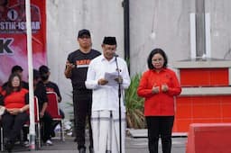 Hadiri Apel Satgas Anti Moneypolitics, KH Shodiq Hamzah Doakan Mbak Agustin Jadi Wali Kota Semarang