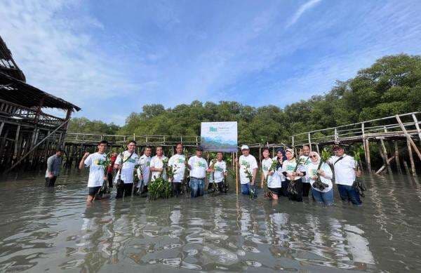 PTPN I Regional 4 Tanam 1.120 Pohon di Ekowisata Mangrove Wonorejo