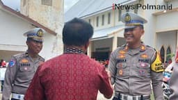 Polres Polman Perketat Pengamanan Natal 2024, Kasat Lantas Pimpin Patroli dan Cek Pos Pengamanan