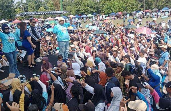 Tutup Masa Kampanye, Pasangan Agung-Ambar Gelar Pesta Rakyat Kulonprogo Bersatu