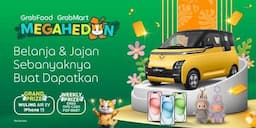 Diskon Hingga 55 Persen dan Grand Prize Mobil EV Meriahkan Grab Megahedon 2024