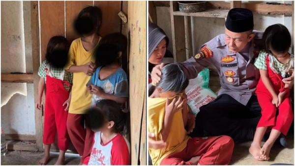 Kisah Pilu 4 Anak Yatim Tinggal Tanpa Orang Tua, Makan Hanya Sehari Sekali dari kiriman Sang Ibu