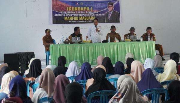 Anggota DPRD Sulteng Mahfud Masuara Dukung Pemberdayaan Ekonomi Warga Sigi