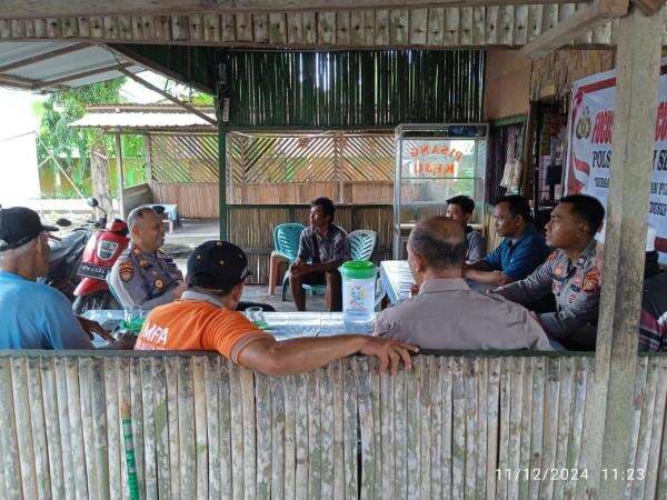 Gelar FGD,  Polsek Sungai Sembilan Imbau Warga Tidak Terpecah- belah