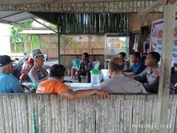 Gelar FGD,  Polsek Sungai Sembilan Imbau Warga Tidak Terpecah- belah