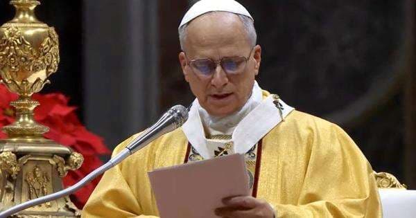 Sampaikan Khutbah Natal Pertama, Paus Leo Kecam Kondisi Warga Palestina Sampaikan Khutbah Natal Pertama, Paus Leo Kecam Kondisi Warga Palestina
