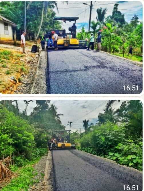 PUPR Aceh Barat Mulai Aspal Jalan Seuneubok-Alue Kuyun Woyla Timur