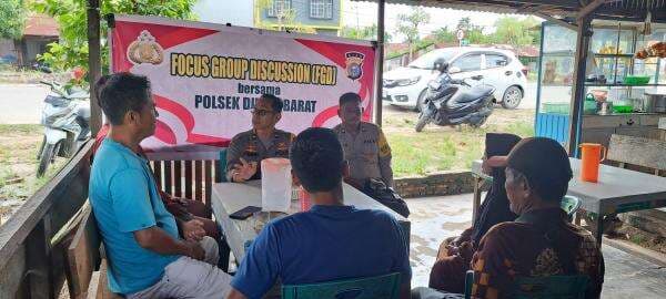 Polsek Dumai Barat Laksanakan Cooling System dan FGD Bersama Pemuda Kelurahan Ratu Sima