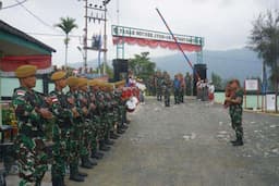 Danpussenarhanud TNI Kunjungi Prajurit di Perbatasan NTT Timor-Leste