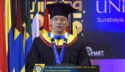 Pesan Menyentuh AHY Saat Jadi Perwakilan Wisudawan Unair, Bilang Begini!