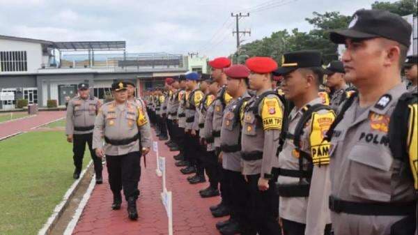 Amankan 1.301 TPS Pilkada, Polres Kukar Terjunkan 620 Personel