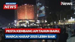 Pesta Tahun Baru di Bundaran HI Berlangsung Meriah, Ini Harapan Warga di 2025