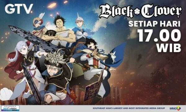 Spesial untuk Anime Lovers! Full Aksi Sihir yang Epik, GTV Hadirkan Black Clover Temani Family Time