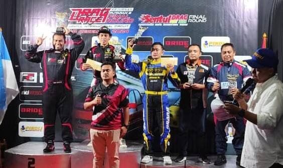 Adu Performa Mobil di Drag Race, TM Speed Racing Team Rebut Juara Sentul Dragfest