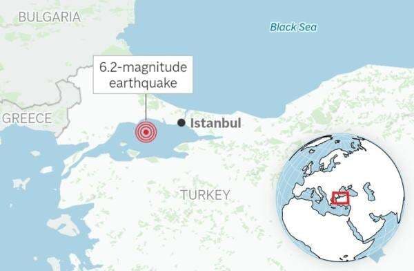 Gempa M6,2 Guncang Istanbul Turki, 150 Orang Luka Loncat dari Lantai Tinggi Gempa M6,2 Guncang Istanbul Turki, 150 Orang Luka Loncat dari Lantai Tinggi