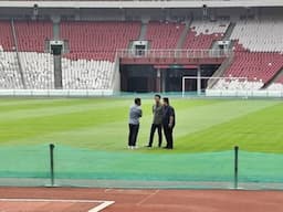 Komentar Erick Thohir usai Cek Kondisi Rumput SUGBK Jelang Timnas Indonesia Vs Jepang