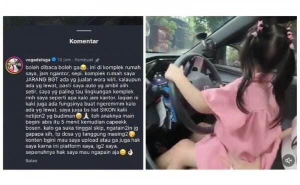 Viral Selebgram Biarkan Anak Kecil Kendalikan Setir Mobil, Warganet Geram: Bahaya Banget!