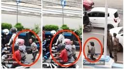 Viral Pengemis Sundut Pengendara Motor dengan Rokok karena Tak Diberi Uang, Netizen Geram: Meresahkan!