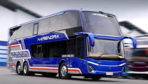 Panaskan Rute Jakarta-Ponorogo, PO Narendra Operasikan Bus Tingkat dengan Kabin seperti Pesawat First Class