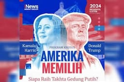 Program Khusus Amerika Memilih Live di iNews Besok Malam: Siapa Raih Takhta Gedung Putih?