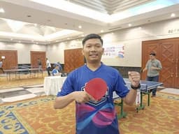 Semifinalis Tenis Meja MNC Sports Competition 2024 Ini Berharap MNC Group Semakin Solid di HUT ke-35