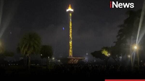 Catat Tanggalnya, Monas Berubah Warna dan Sajikan Air Mancur Menari saat Libur Natal