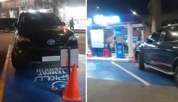 Viral Tempat Charging Kendaraan Listrik Dipakai Parkir Mobil Pengunjung di Rest Area