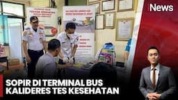 Libur Nataru, Pengemudi Bus di Terminal Jalani Tes Kesehatan