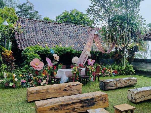 Lisung Dulang Resto, Wedding Venue Outdoor yang Indah dan Sejuk di Bandung