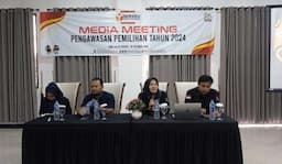 Pengawasan Pemilihan 2024, Bawaslu Cilegon Gelar Media Meeting