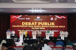 Debat Publik Pilkada Rohul Berlangsung Lancar dan Kondusif