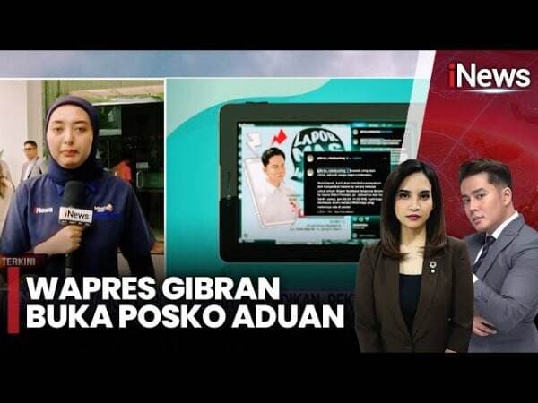 Gibran Buka Layanan Pengaduan Lapor Mas Wapres soal Pendidikan hingga Pekerjaan