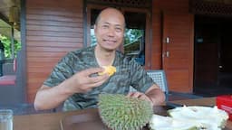 Lebih Enak dari Musang King, Durian D24 Malaysia Jadi Idola di Kebun Durian Saoraja Depok