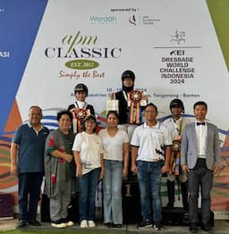 Anny Gunadi Sabet Juara II Preliminary APM Classic & FEI DWC Indonesia 2024