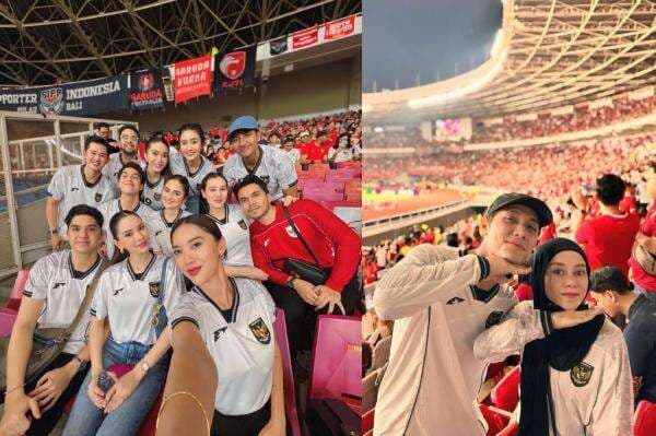 23 Artis Nonton Langsung Indonesia Vs Bahrain di GBK, Saksi Kemenangan Skuad Garuda! 23 Artis Nonton Langsung Indonesia Vs Bahrain di GBK, Saksi Kemenangan Skuad Garuda!