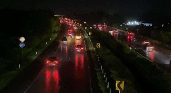 Arus Balik di Tol Palikanci-Cipali Terpantau Ramai Lancar Arus Balik di Tol Palikanci-Cipali Terpantau Ramai Lancar