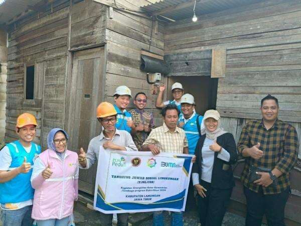 Sinergi Dengan BNPT, PLN Berikan Sambungan Listrik Gratis untuk Warga Lamongan