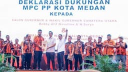 MPC PP Kota Medan Deklarasikan Dukungan ke Rico-Zaki di Pilkada 2024