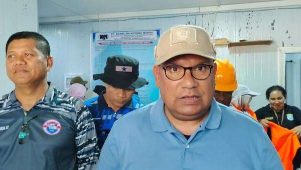 Pj Gubernur Tinjau Tambang Nikel PT Kawei Sejahtera Mining, Bahas Komitmen untuk Pembangunan Daerah