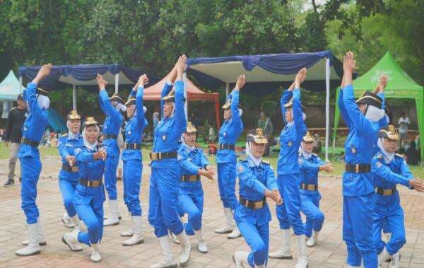 Ratusan Pasukan Pelajar Ikuti Lomba Baris-berbaris di WaterBoom Lippo Cikarang