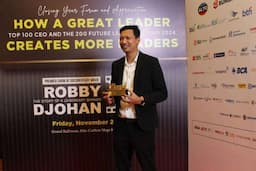 Asuransi BRI Life Borong Tiga Penghargaan di Ajang "Top 100 CEO & The 200 Future Leaders Forum 2024