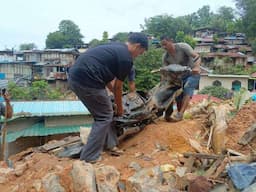 Warga Korban Longsor di Seraya Batam Belum Terjamah Bantuan Pemerintah